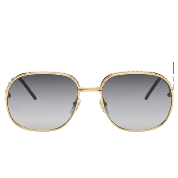 Casablanca Gold and Green Sunglasses - Picture 3 of 4